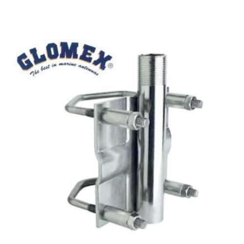 Base antenna Uni a morsetto in acciaio inox