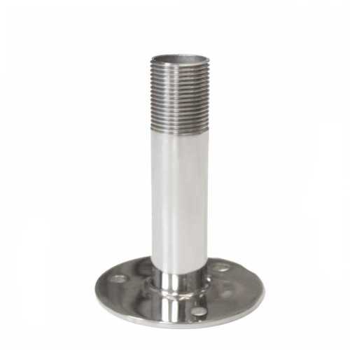 Base antenna fissa diritta in AISI 316