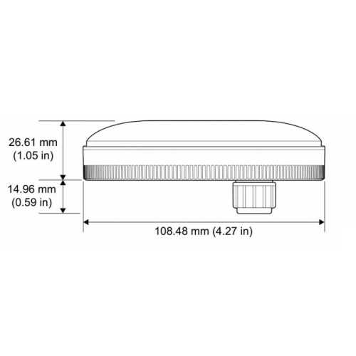 Antenna GPS RAYSTAR 150 STNG Raymarine disegno