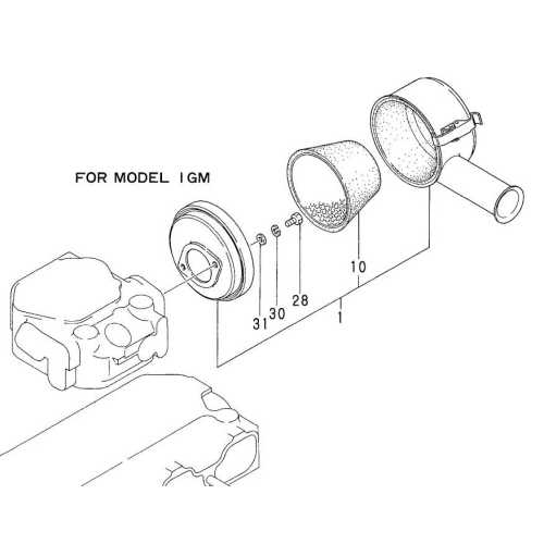 Presa aria Yanmar 1GM