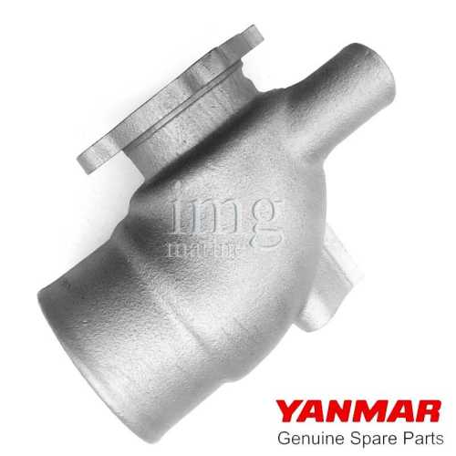 Scarico a gomito Yanmar 4LHDTE lato