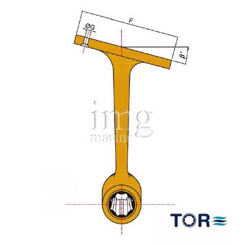 Supporto linea asse a base TOR