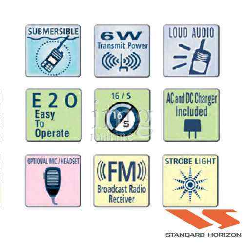 VHF portatile Standard Horizon HX210E