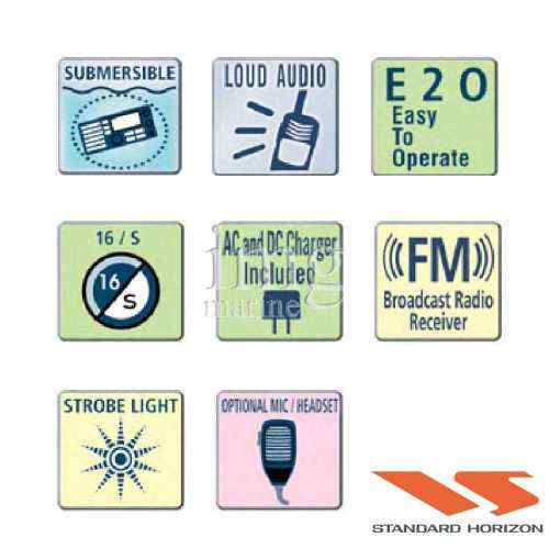 VHF portatile Standard Horizon HX40E