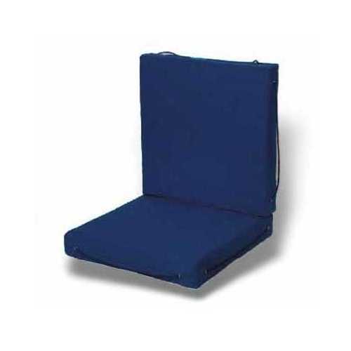 Cuscino doppio imbottito blu navy