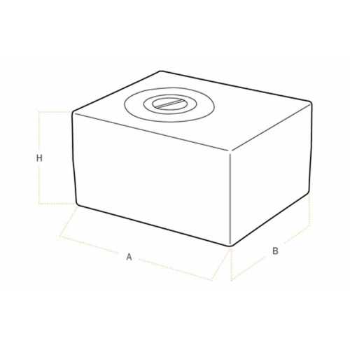 Serbatoio acqua potabile DIMA rettangolare