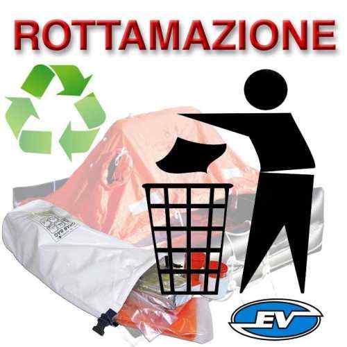 Eurovinil Syntesy Zattera ISO 9650 Italia con Grab Bag senza limiti