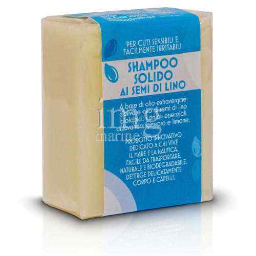 Body Sailing Shampoo Solido ai semi di lino