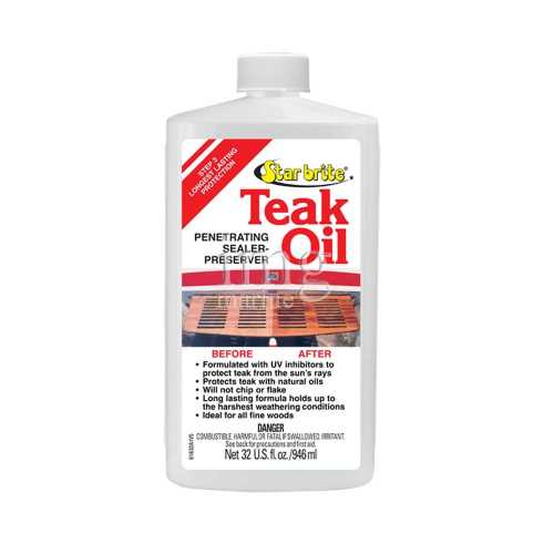 Olio impregnate Teak Oil fase 3 Star Brite confezione 1 litro