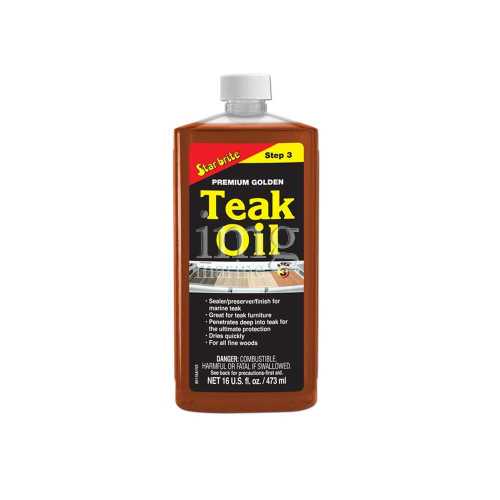 Olio impregnate Golden Teak Oil Star Brite fase 3 confezione 0,5 litri
