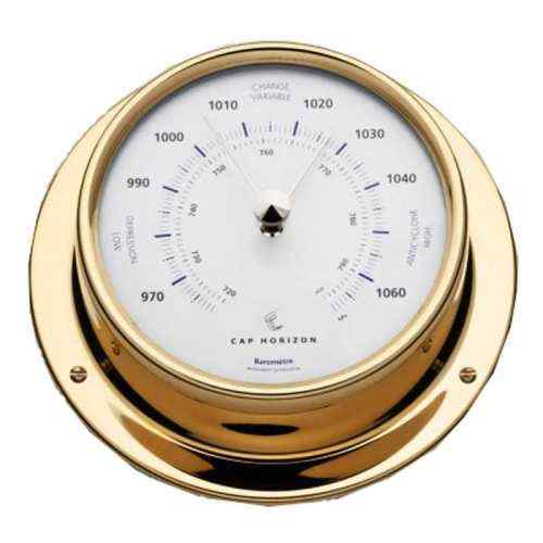 Barometro Cap Horizon Ø120 ottone lucido