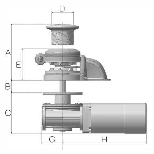 Verricello salpa ancora Lofrans X3.5