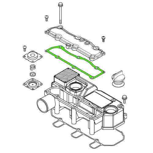 Guarnizione superiore coperchio 3YM20 Yanmar
