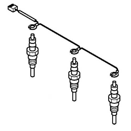 Candeletta motore 3YM20 Yanmar disegno