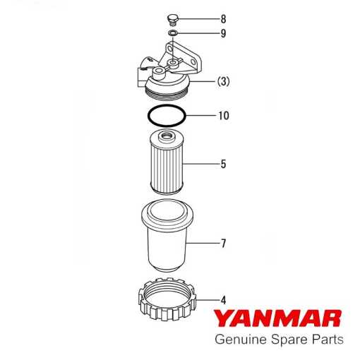 Oring filtro gasolio Yanmar GM-YM-HM-YS-SB