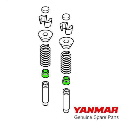 Paraolio valvole serie 3YM20 Yanmar