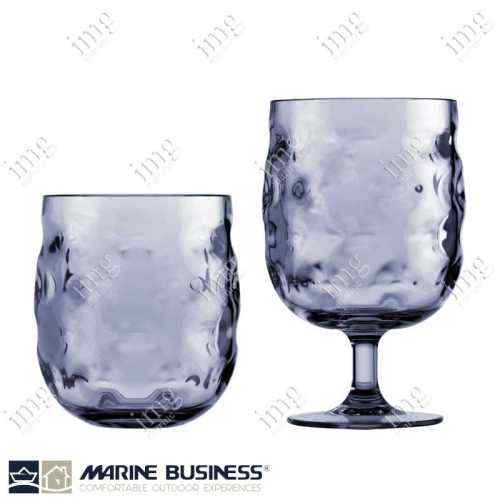 Bicchieri infrangibili Moon Blu Marine Business