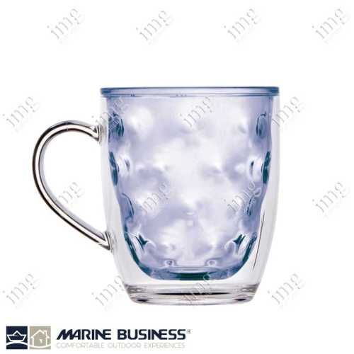 Tazze Mug termiche infrangibili serie Moon Blu Marine Business in MS BPA Free