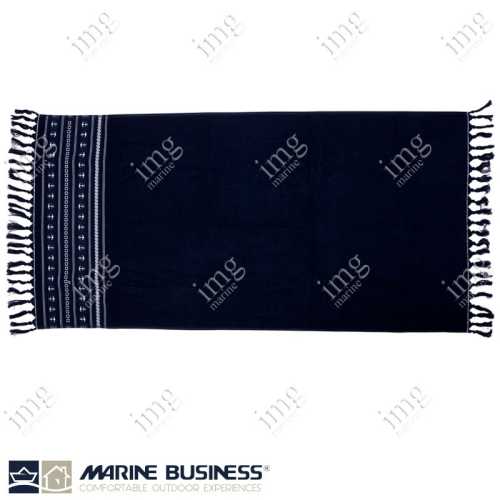 Telo mare in spugna Anchor Blu Linea Santorini di Marine Business