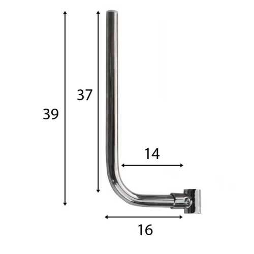 Supporti porta passerella sup Polymer misure