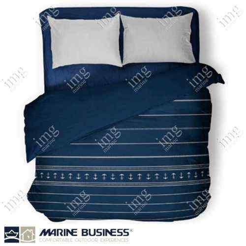 Piumino Leggero Matrimoniale Serie Santorini Blue - Marine Business