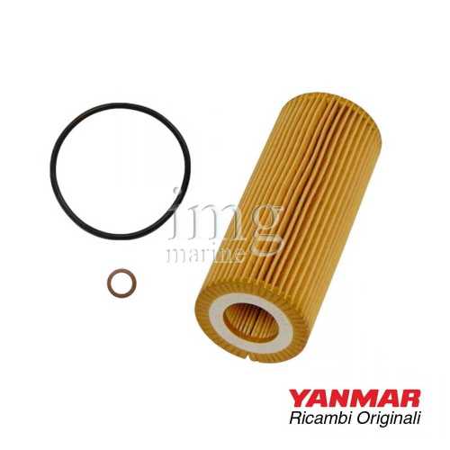 Filtro olio 165000-69520 originale Yanmar per motori serie 4BY - 4BY2/3