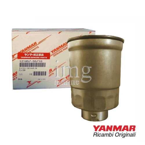 Filtro gasolio 121857-55710 Yanmar per motori 4LHTE - 4LHHTE - 4LHAHTE