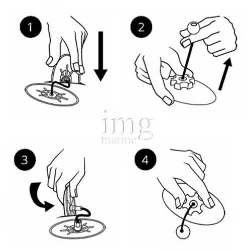 ClamSeal riparazione tender neoprene o pvc disegno