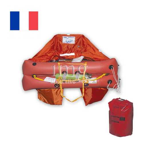 Zattera ISO 9650-1 Francia Tipo 1 oltre 24H con Grab Bag Eurovinil