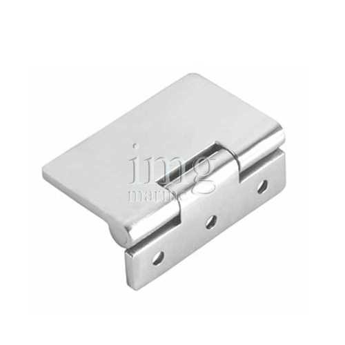 Cerniera a filo 65x55 in acciaio inox lucidato a specchio