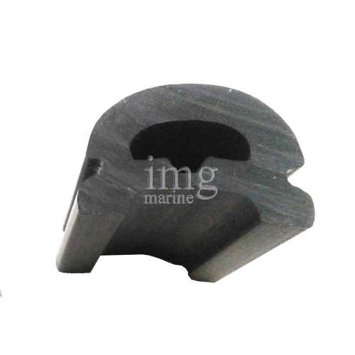 Profilo C40 in Pvc nero