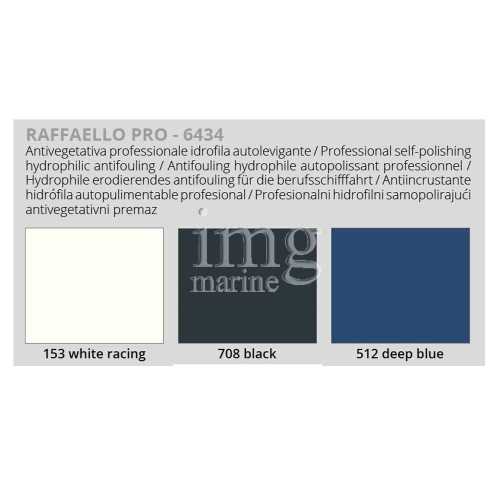 Antivegetativa Raffaello Pro Veneziani autolevigante - tabella colori