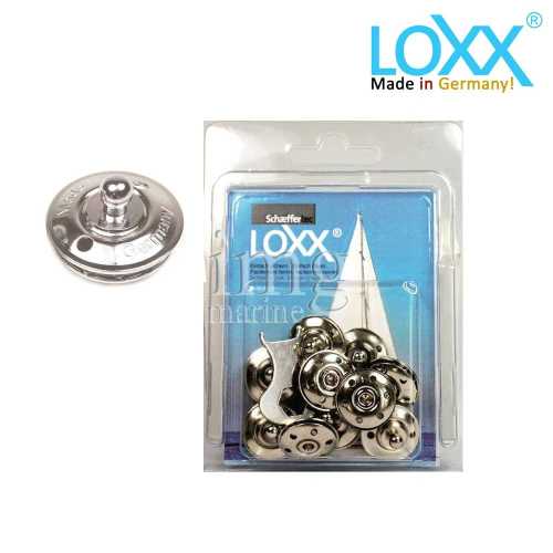 Bottoni Loxx Tenax Blister 10 Basi attacco tessuto