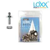 Bottoni Loxx Tenax Blister - 10 Viti con dado