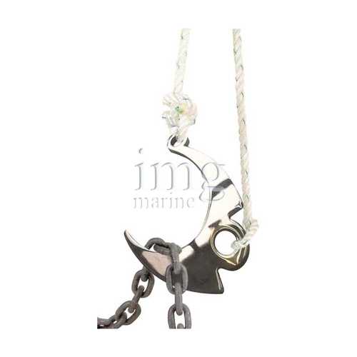 Gancio salva ancora Hook inox per il recupero dell'ancora incagliata