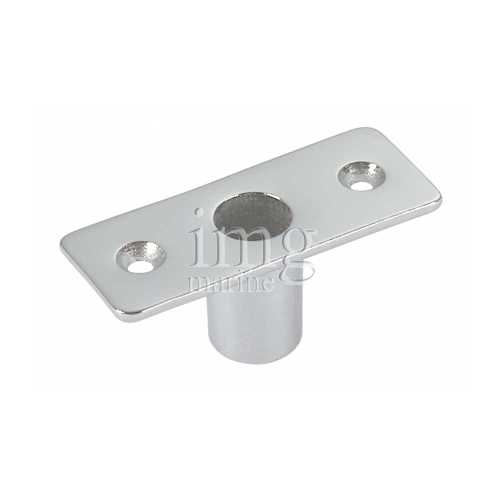 Boccola per scalmiera in ottone cromato diametro 12 mm