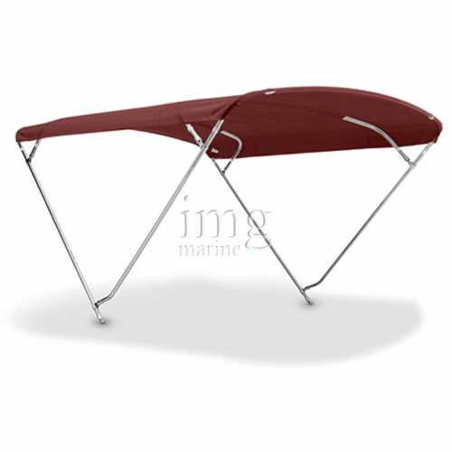 Tendalino capottina Royal 4 archi Tessuto Burgundry Sunbrella Plus Tendalino capottina Royal 4 archi Tessuto Burgundry Sunbrella Plus