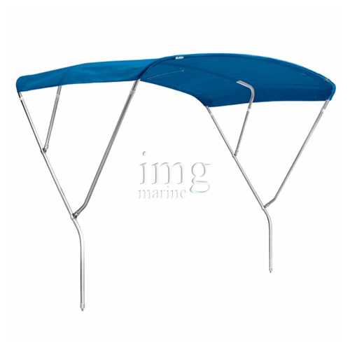 Tendalino capottina Prestige 3 archi Tessuto Blu artic Sunbrella Plus