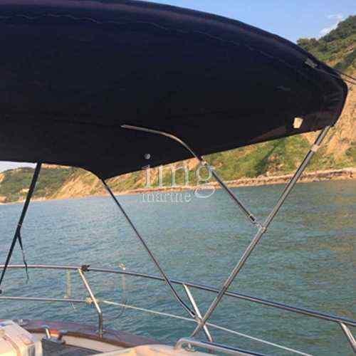 Capottina parasole Royal 3 archi Tendalino tessuto Sunbrella - esempio 2