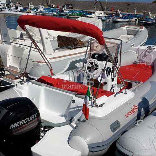 Tendalino parasole Royal 3 archi H140 Inox 316 esempio 4