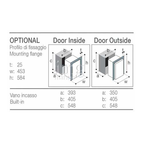 Frigorifero C39i CHR Vitrifrigo compressore interno - in e out