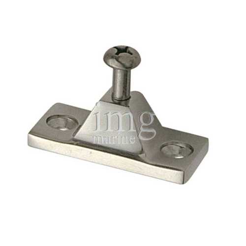 Base attacco con vite centrale in inox