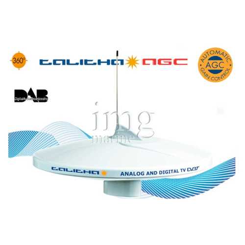 Antenna TV e Radio DAB AM-FM TALITHA V9125AGCU-DAB20 Glomex