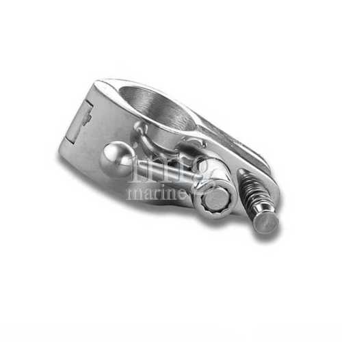 Giunto apribile a forcella con perno sfilabile e levetta per sgancio papido inox 316