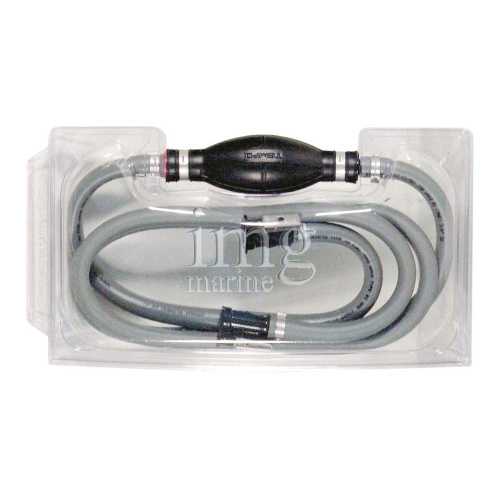 Tubo carburante con pompetta e innesti per motore fuoribordo Yamaha
