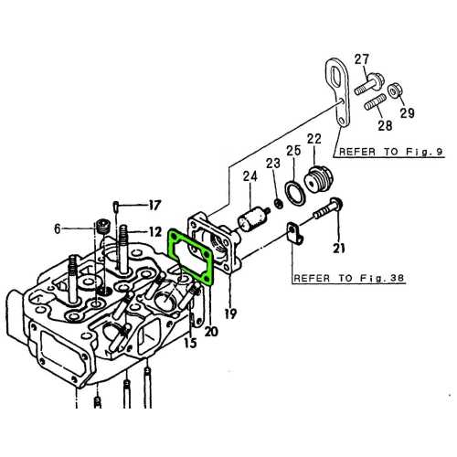 Guarnizione porta anodo Yanmar disegno