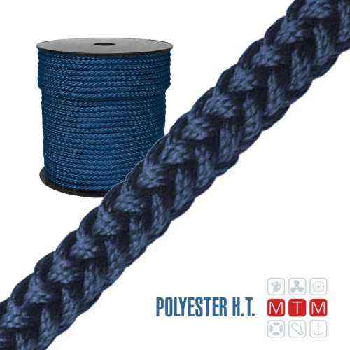 Cima 12 legnoli Poliestere HT in bobina blu