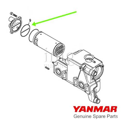 Guarnizione scambiatore Yanmar 3JH