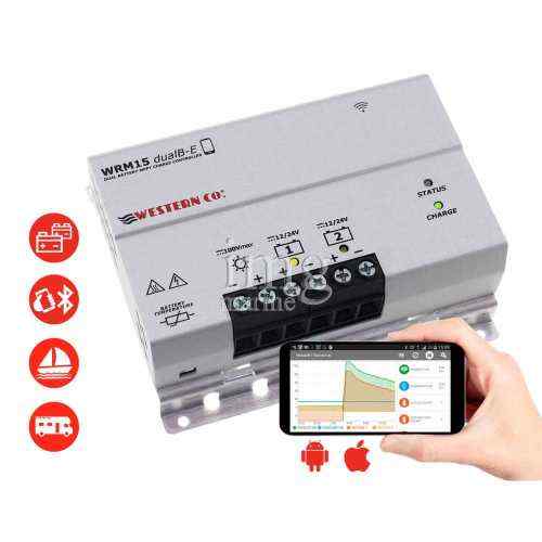 Regolatore di carica MPPT DUAL-E 15A Western
