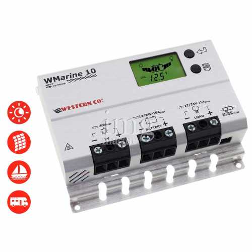 Regolatore di carica MPPT WMarine 10A Western